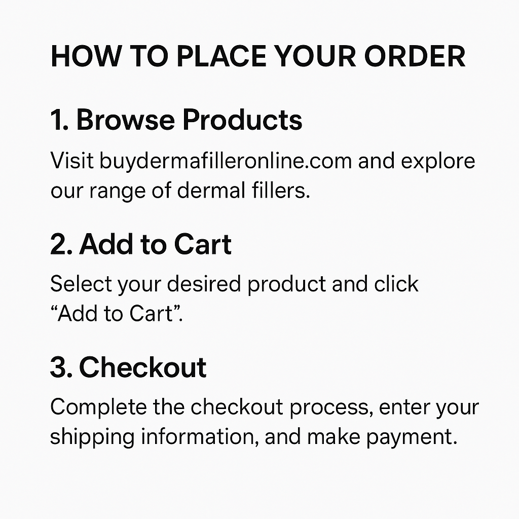 Buy dermal fillers online USA